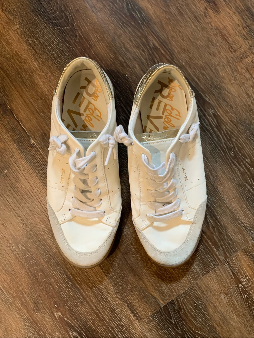 Sam Women’s White Lace-Up Sneakers